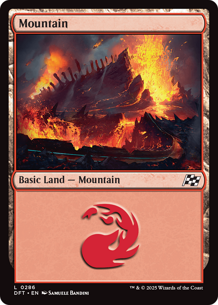 Mountain (0286) [Aetherdrift] | Card Merchant Takapuna