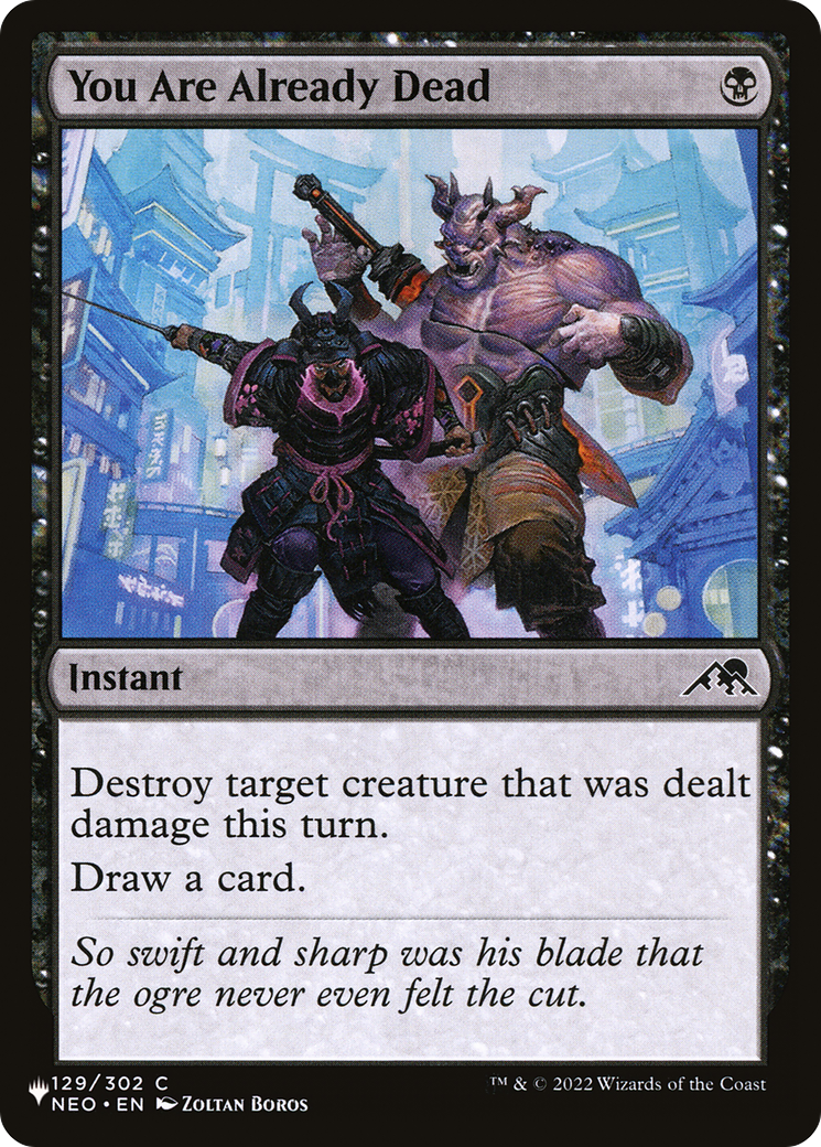 You Are Already Dead [The List Reprints] | Card Merchant Takapuna