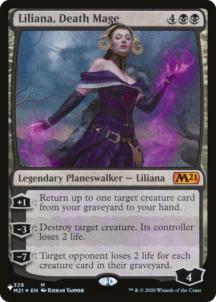 Liliana, Death Mage [The List Reprints] | Card Merchant Takapuna