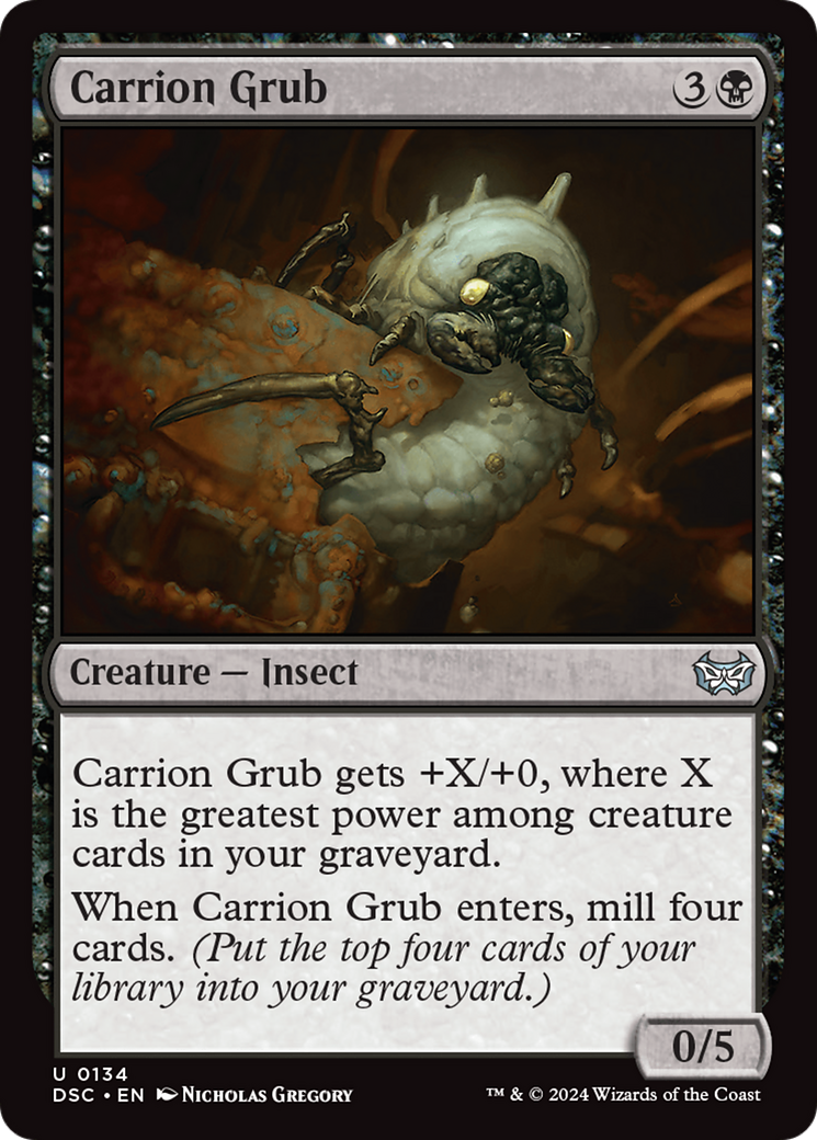 Carrion Grub [Duskmourn: House of Horror Commander] | Card Merchant Takapuna