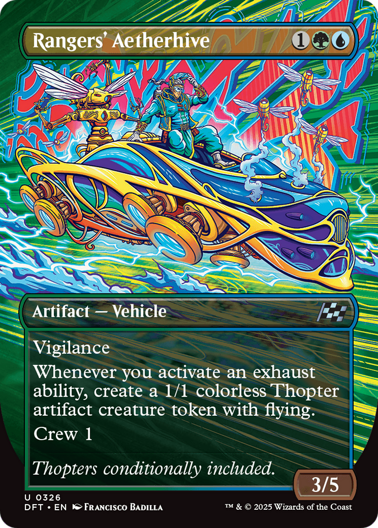 Rangers' Aetherhive (Borderless) [Aetherdrift] | Card Merchant Takapuna