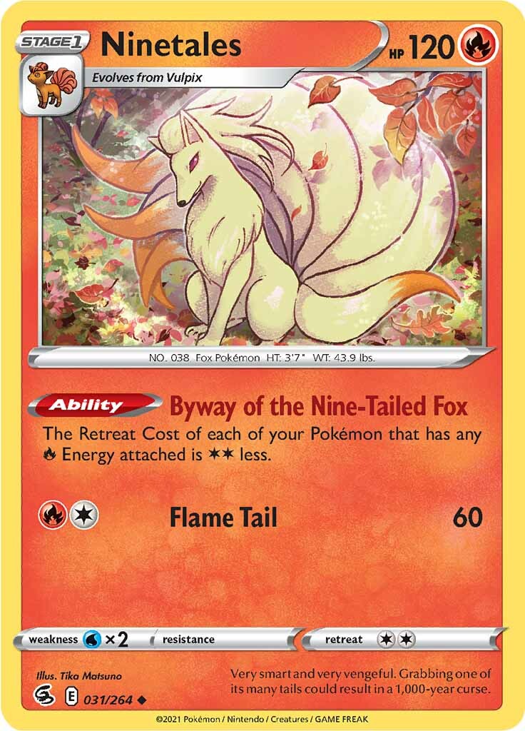 Ninetales (031/264) [Sword & Shield: Fusion Strike] | Card Merchant Takapuna