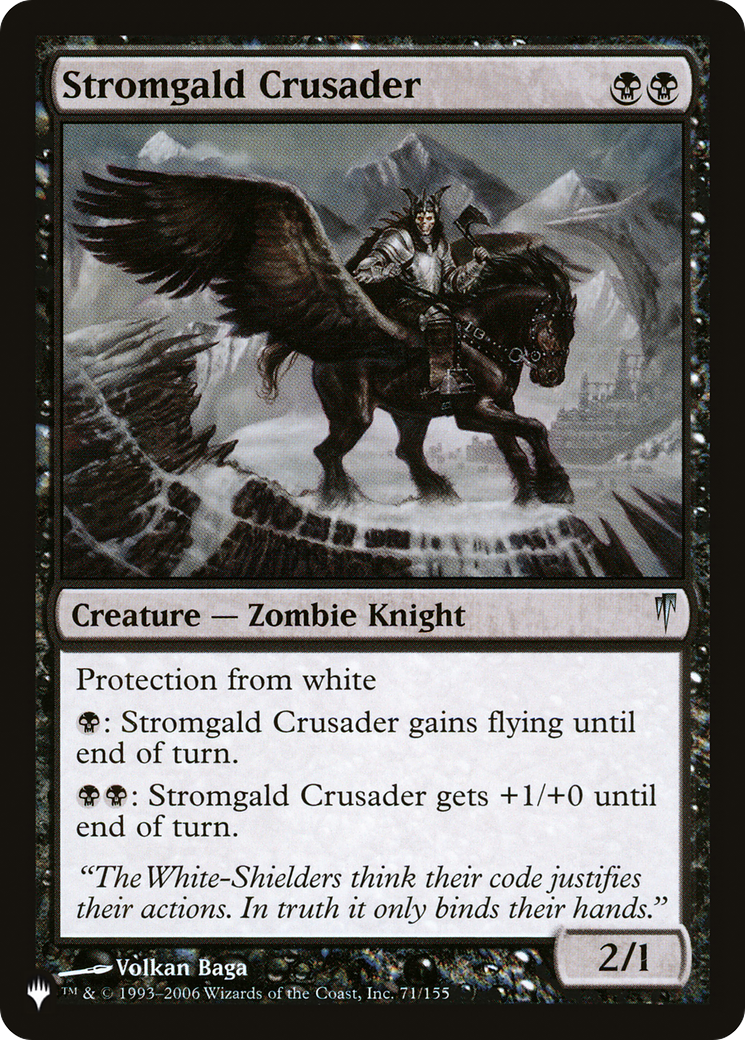 Stromgald Crusader [The List Reprints] | Card Merchant Takapuna