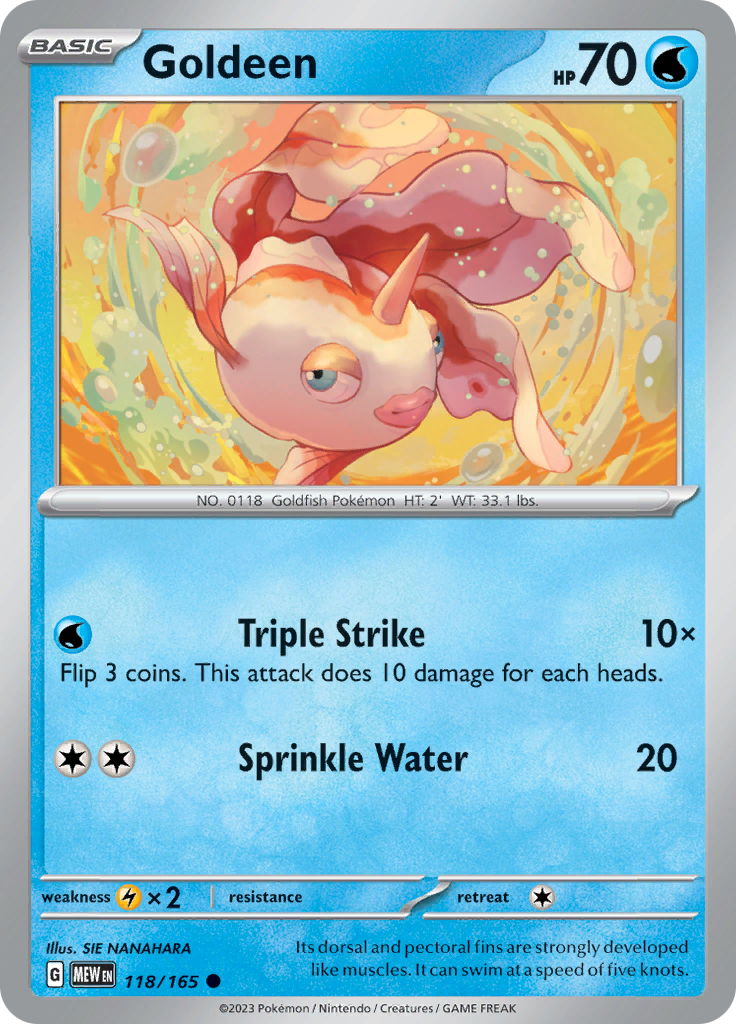 Goldeen (118/165) [Scarlet & Violet 151] | Card Merchant Takapuna