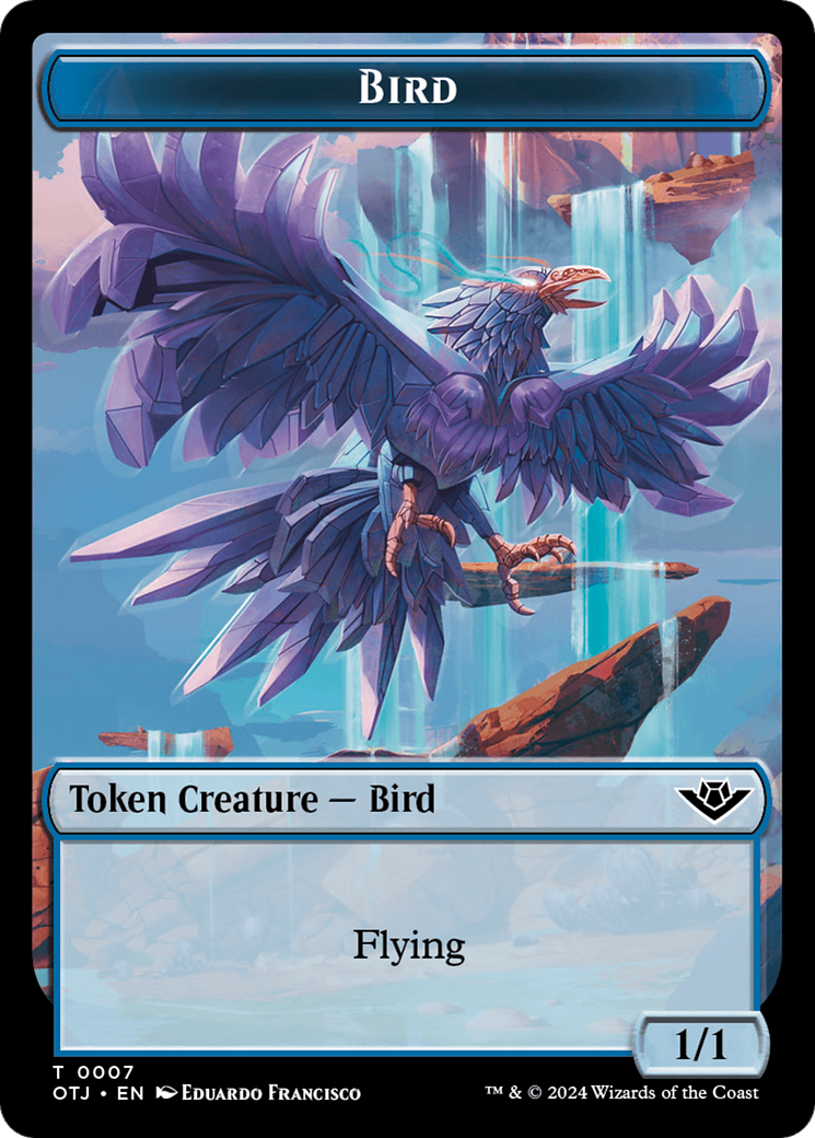 Bird Token [Outlaws of Thunder Junction Tokens] | Card Merchant Takapuna