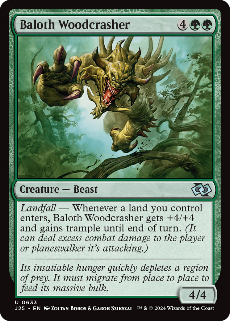 Baloth Woodcrasher [Foundations Jumpstart] | Card Merchant Takapuna