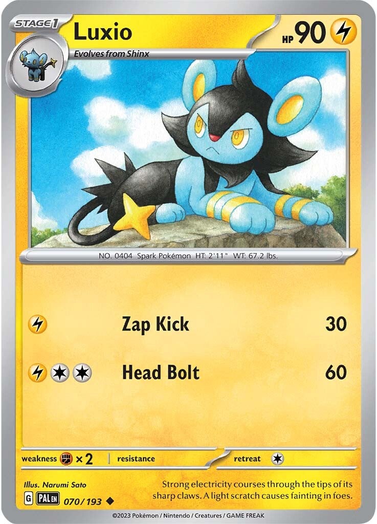 Luxio (070/193) [Scarlet & Violet: Paldea Evolved] | Card Merchant Takapuna