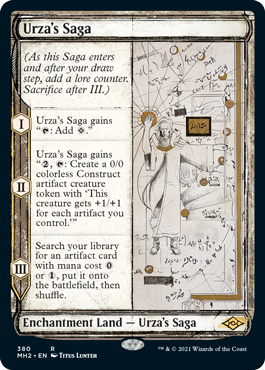 Urza's Saga (Sketch) [Modern Horizons 2] | Card Merchant Takapuna