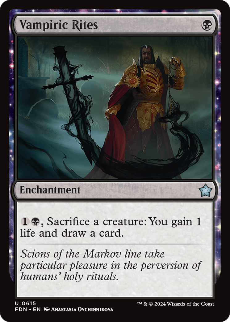 Vampiric Rites [Foundations] | Card Merchant Takapuna