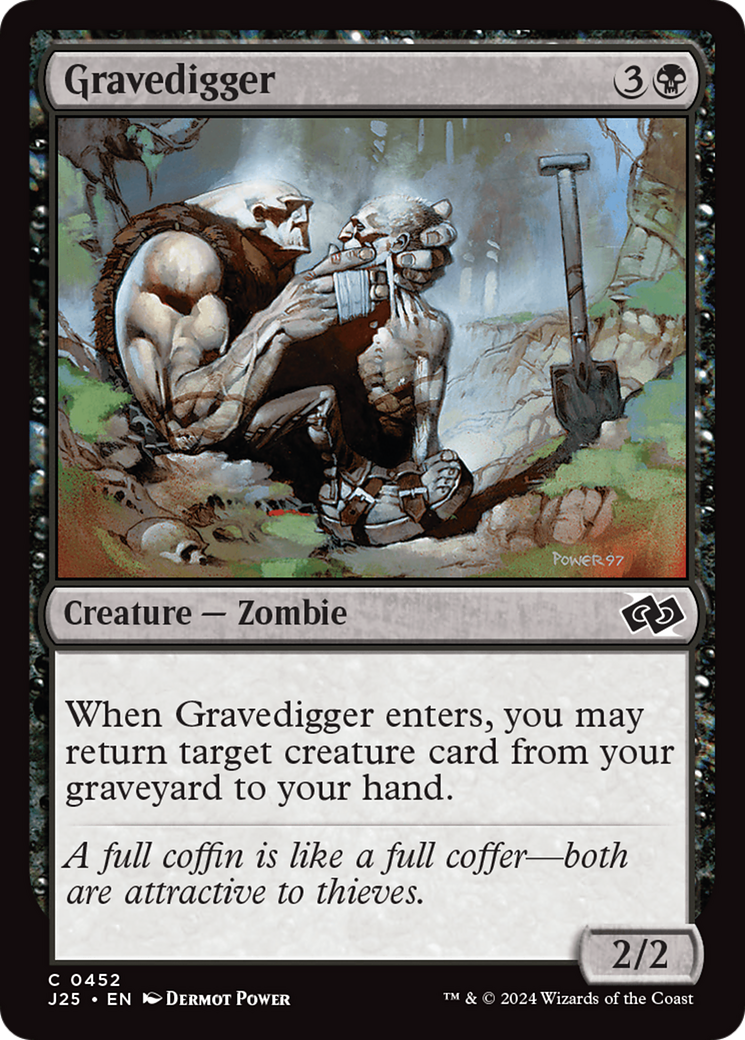 Gravedigger [Foundations Jumpstart] | Card Merchant Takapuna