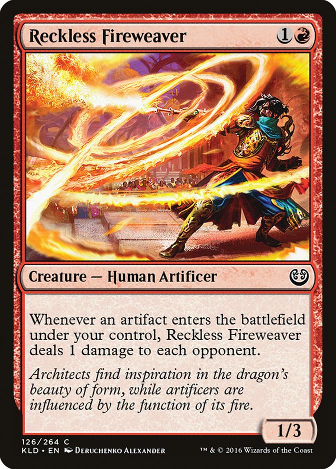 Reckless Fireweaver [Kaladesh] | Card Merchant Takapuna