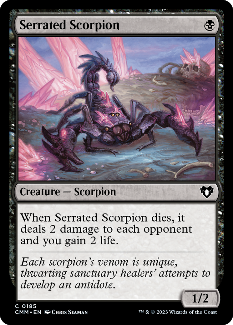 Serrated Scorpion [Commander Masters] | Card Merchant Takapuna