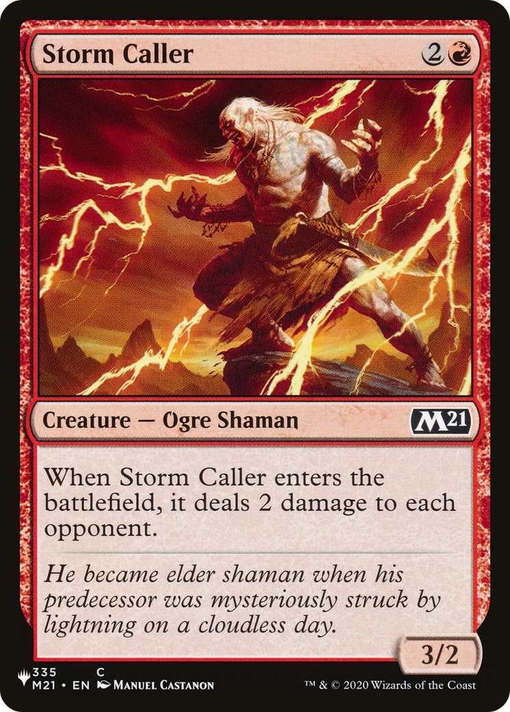 Storm Caller [The List Reprints] | Card Merchant Takapuna