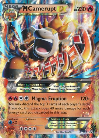 M Camerupt EX (XY198) (Jumbo Card) [XY: Black Star Promos] | Card Merchant Takapuna