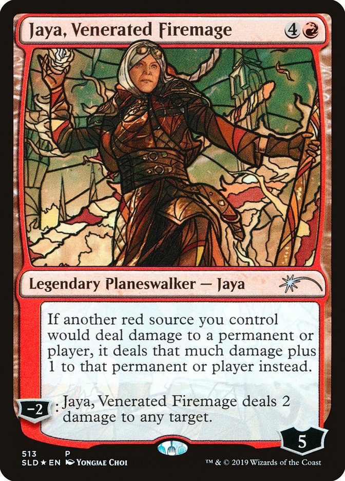 Jaya, Venerated Firemage (Stained Glass) [Secret Lair Drop Promos] | Card Merchant Takapuna