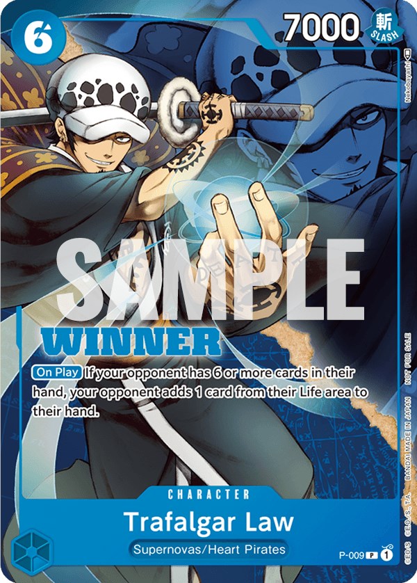 Trafalgar Law (P-009) (Winner Pack Vol. 1) [One Piece Promotion Cards] | Card Merchant Takapuna