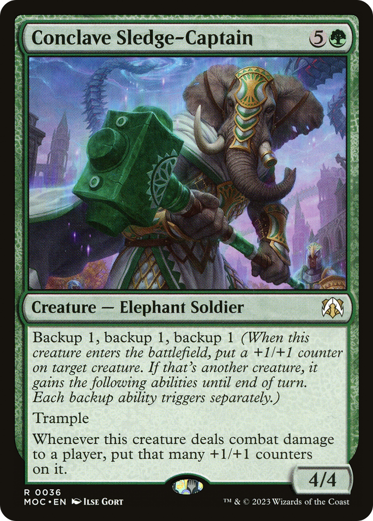 Conclave Sledge-Captain [March of the Machine Commander] | Card Merchant Takapuna