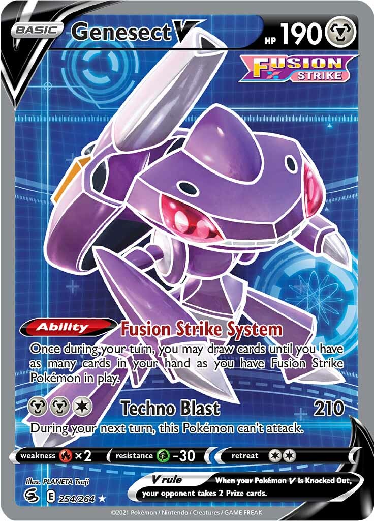 Genesect V (254/264) [Sword & Shield: Fusion Strike] | Card Merchant Takapuna