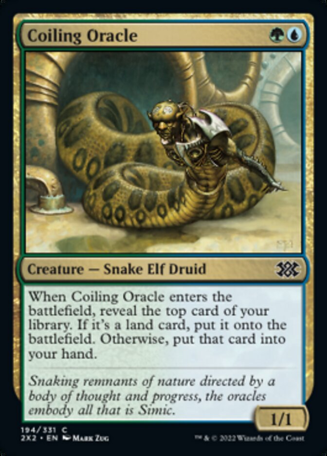 Coiling Oracle [Double Masters 2022] | Card Merchant Takapuna