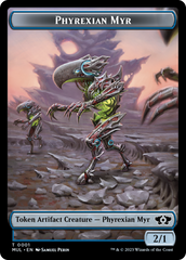 Phyrexian Myr // Knight Double-Sided Token [March of the Machine Tokens] | Card Merchant Takapuna