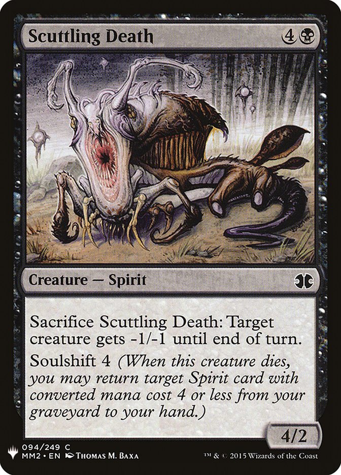 Scuttling Death [Mystery Booster] | Card Merchant Takapuna