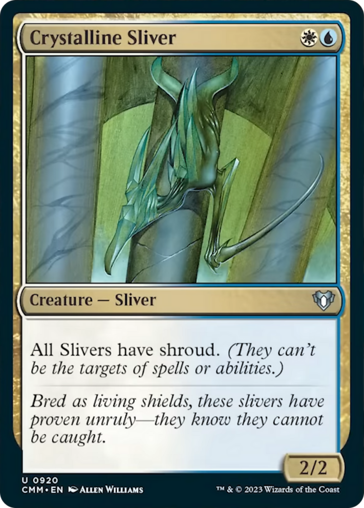 Crystalline Sliver [Commander Masters] | Card Merchant Takapuna