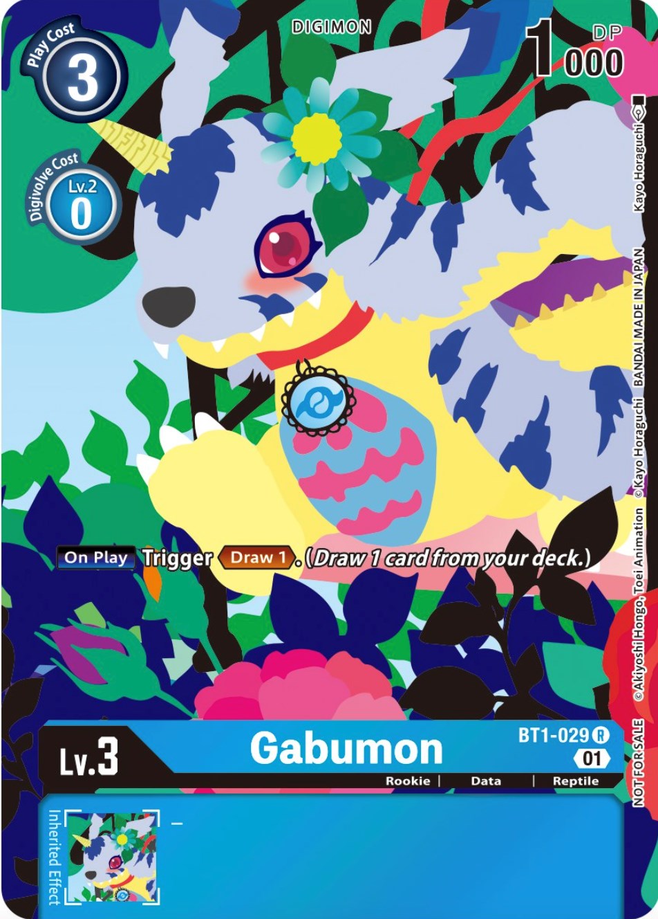 Gabumon [BT1-029] (Tamer's Card Set 2 Floral Fun) [Release Special Booster Promos] | Card Merchant Takapuna