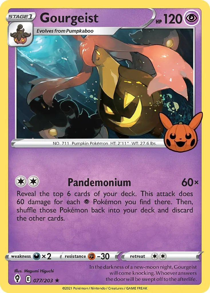 Gourgeist (077/203) [Trick or Trade] | Card Merchant Takapuna