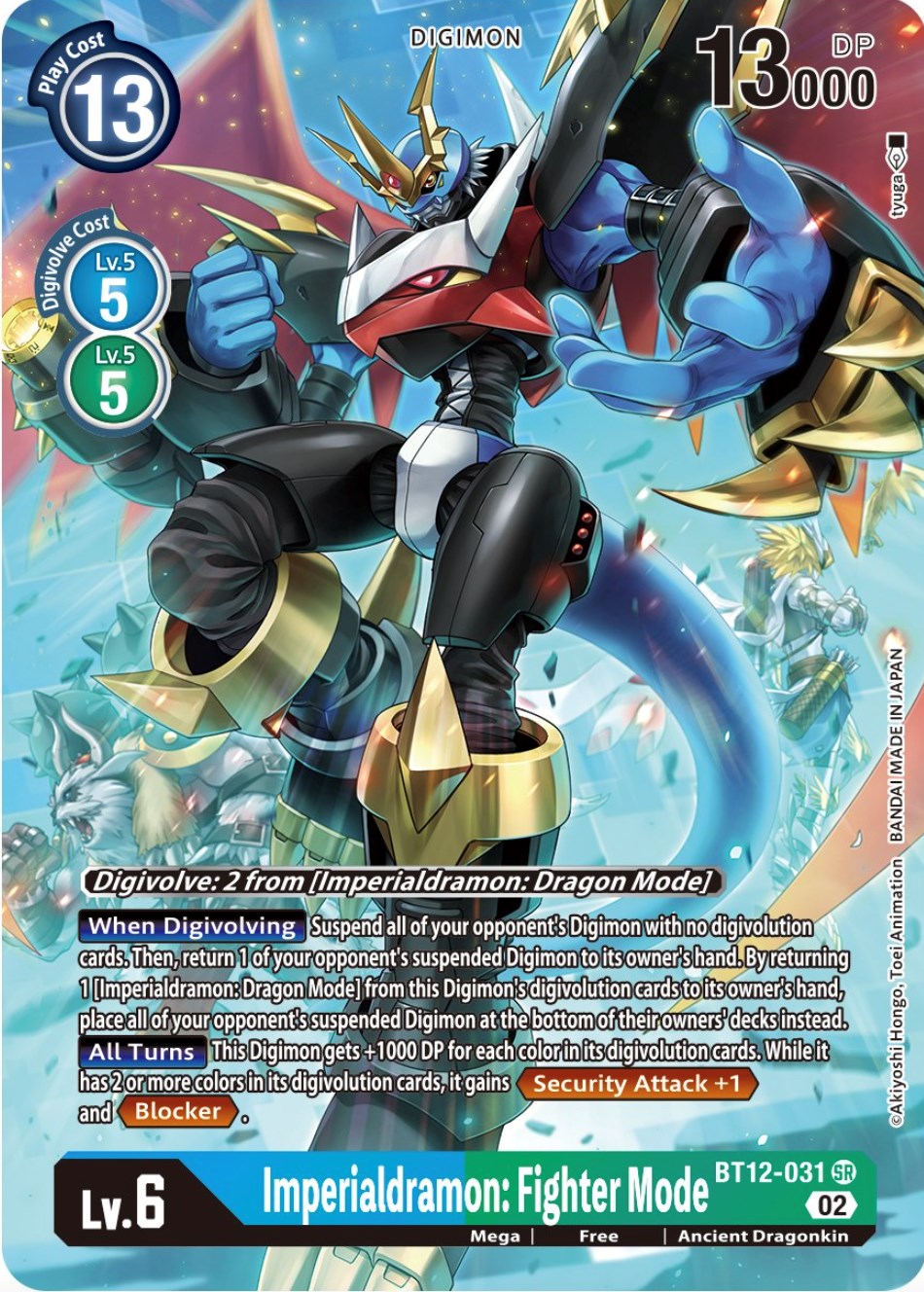 Imperialdramon: Fighter Mode [BT12-031] (Alternate Art) [Across Time] | Card Merchant Takapuna