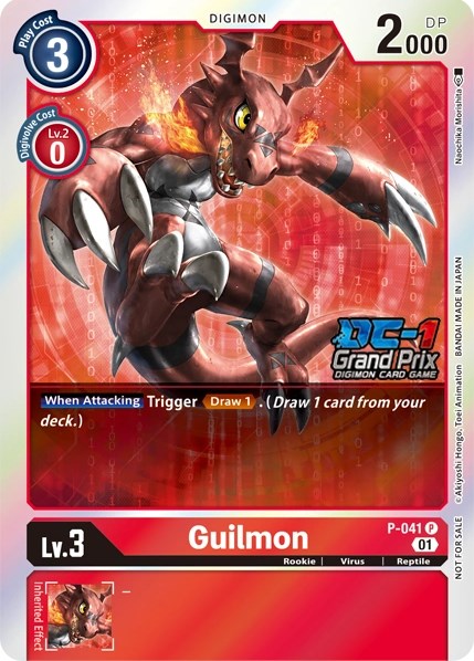 Guilmon [P-041] (Grand Prix 2022) [Promotional Cards] | Card Merchant Takapuna