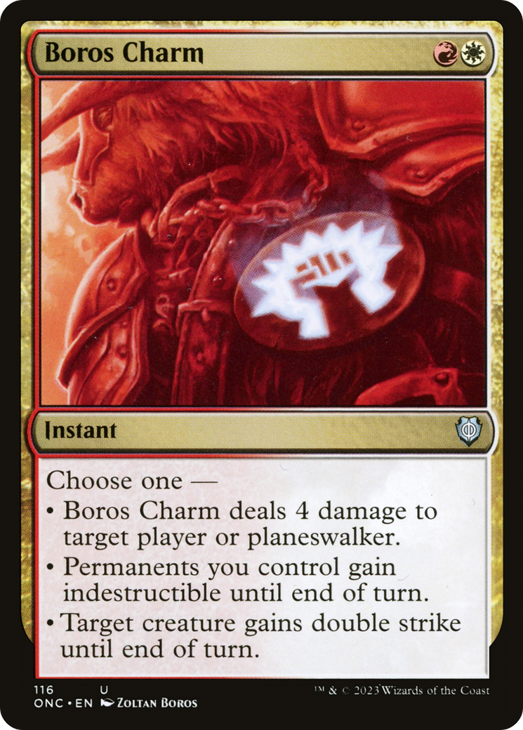 Boros Charm [Phyrexia: All Will Be One Commander] | Card Merchant Takapuna