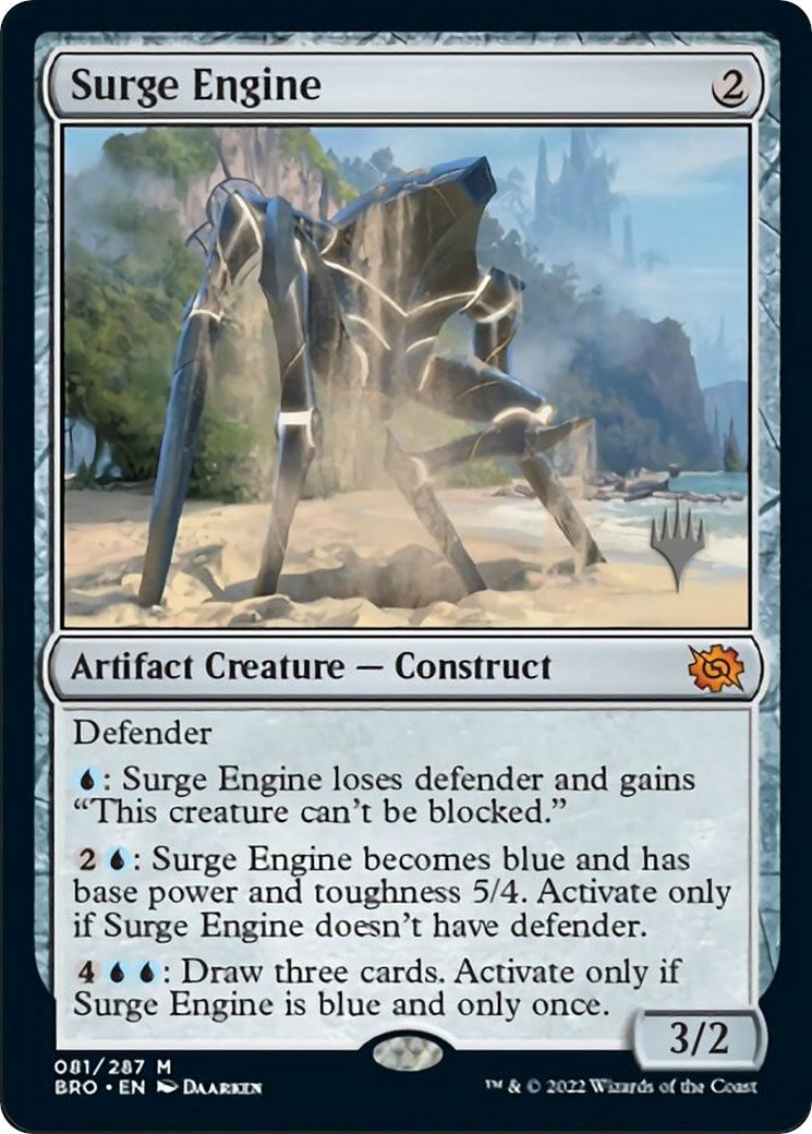 Surge Engine (Promo Pack) [The Brothers' War Promos] | Card Merchant Takapuna