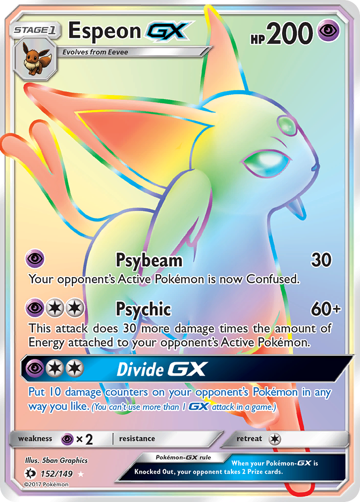 Espeon GX (152/149) [Sun & Moon: Base Set] | Card Merchant Takapuna