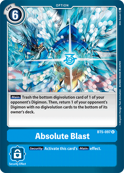 Absolute Blast [BT5-097] [Battle of Omni] | Card Merchant Takapuna