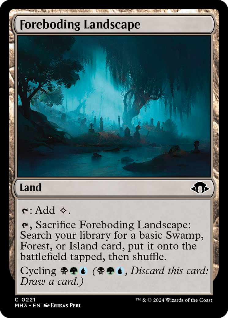 Foreboding Landscape [Modern Horizons 3] | Card Merchant Takapuna