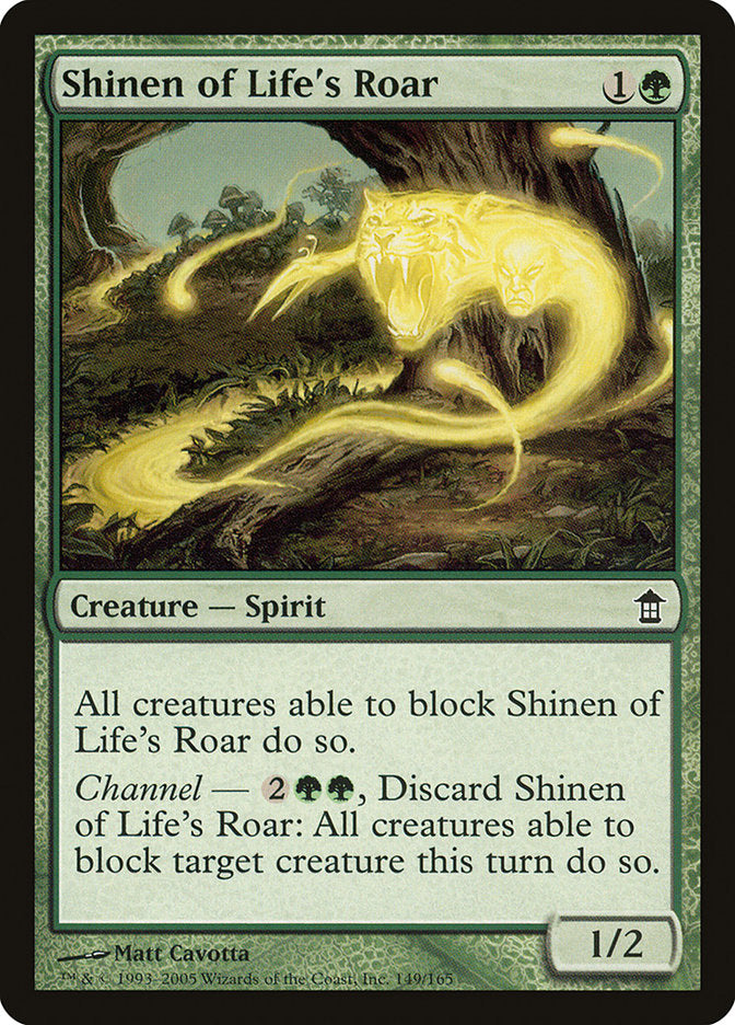 Shinen of Life's Roar [Saviors of Kamigawa] | Card Merchant Takapuna