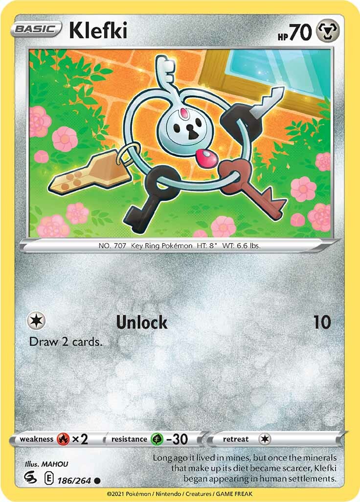 Klefki (186/264) [Sword & Shield: Fusion Strike] | Card Merchant Takapuna