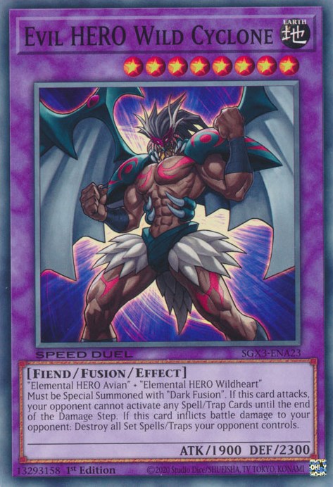 Evil HERO Wild Cyclone [SGX3-ENA23] Common | Card Merchant Takapuna