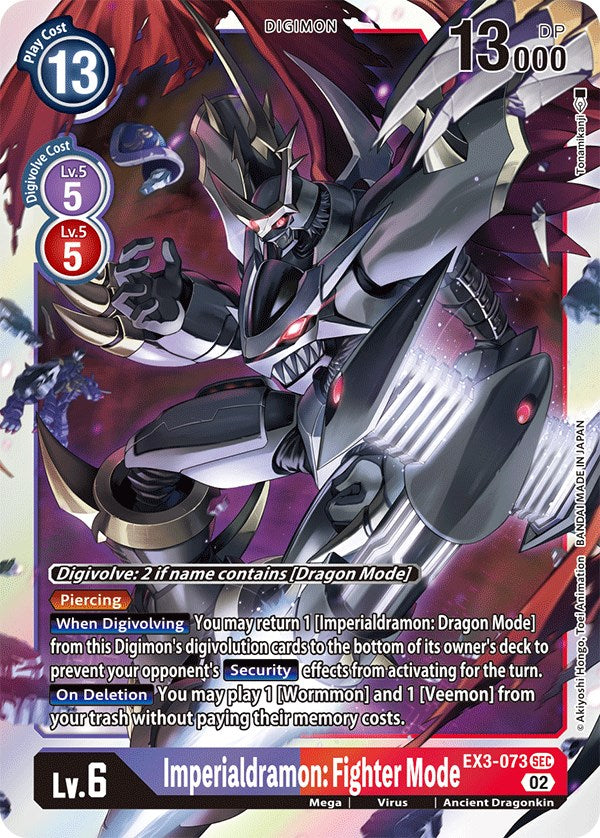 Imperialdramon: Fighter Mode [EX3-073] [Draconic Roar] | Card Merchant Takapuna