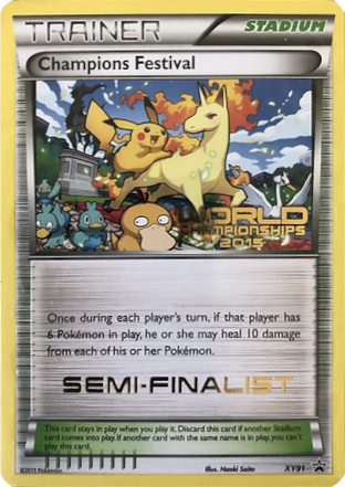 Champions Festival (XY91) (2015 Semi-Finalist) [XY: Black Star Promos] | Card Merchant Takapuna