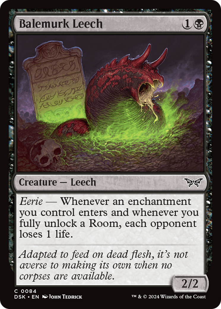 Balemurk Leech [Duskmourn: House of Horror] | Card Merchant Takapuna