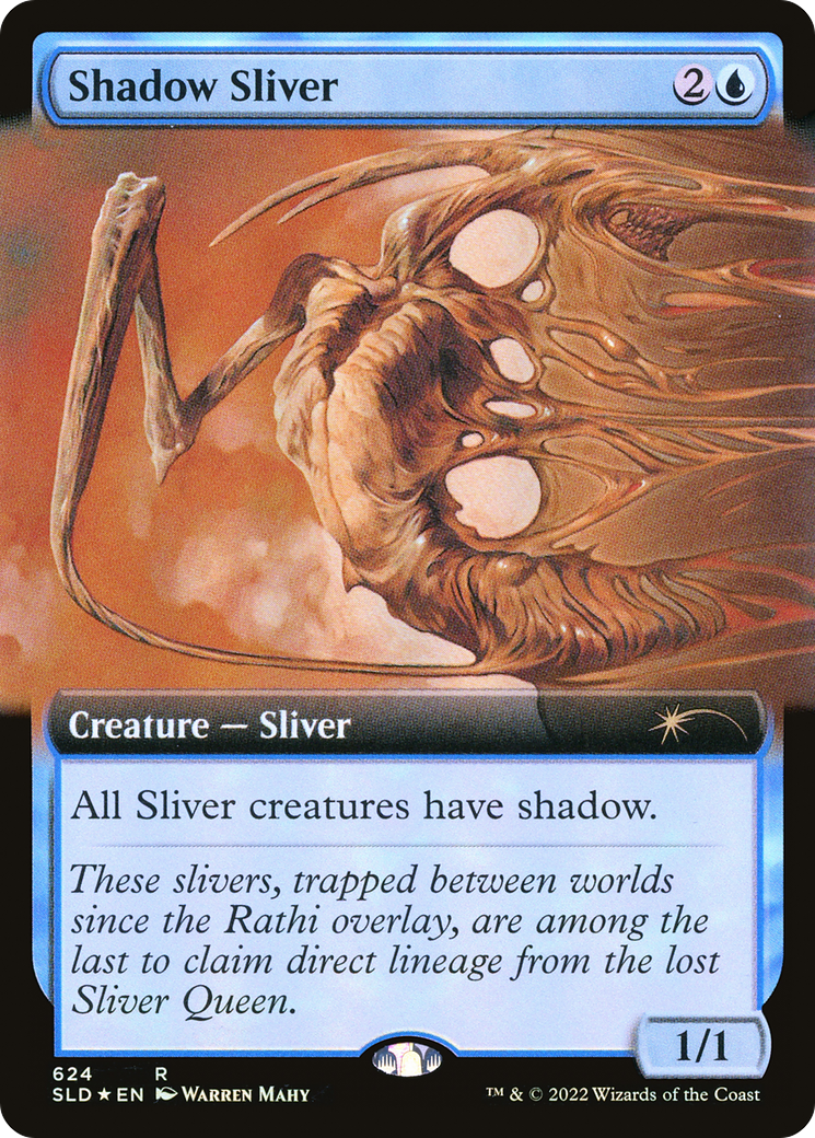 Shadow Sliver (Extended Art) [Secret Lair Drop Promos] | Card Merchant Takapuna