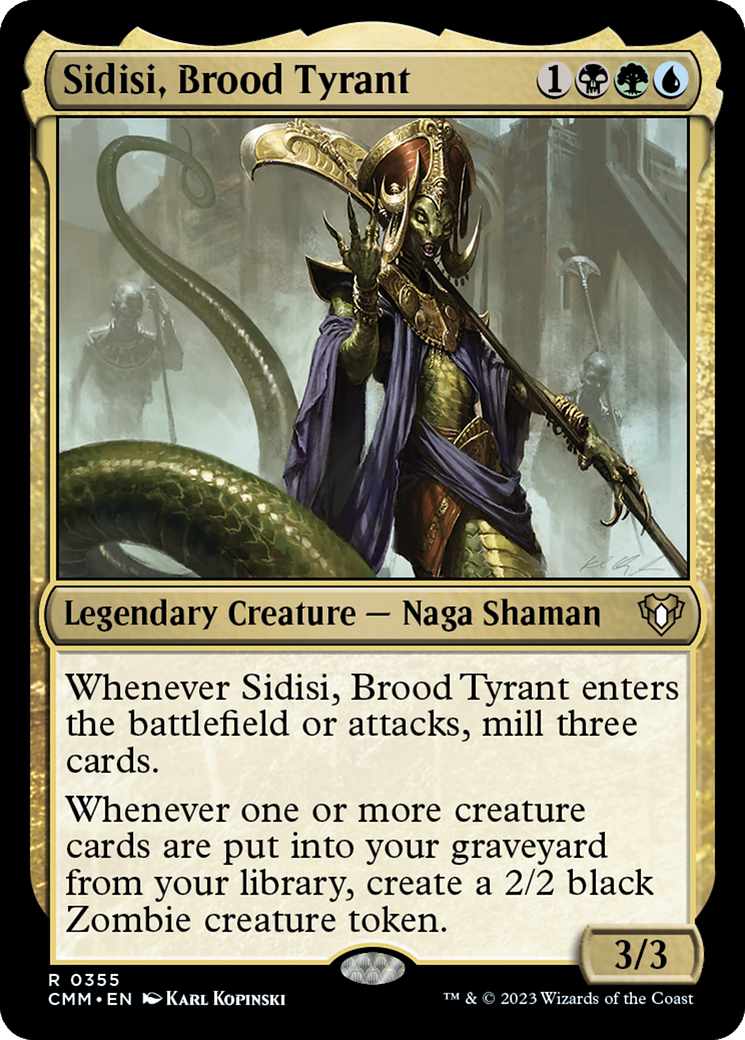 Sidisi, Brood Tyrant [Commander Masters] | Card Merchant Takapuna