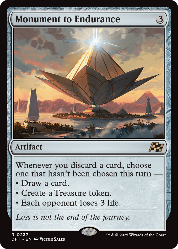 Monument to Endurance [Aetherdrift] | Card Merchant Takapuna