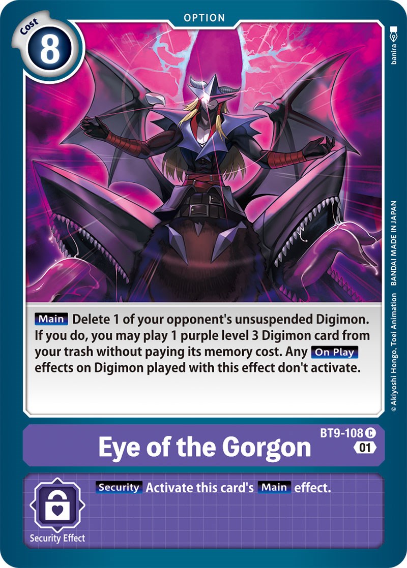 Eye of the Gorgon [BT9-108] [X Record] | Card Merchant Takapuna