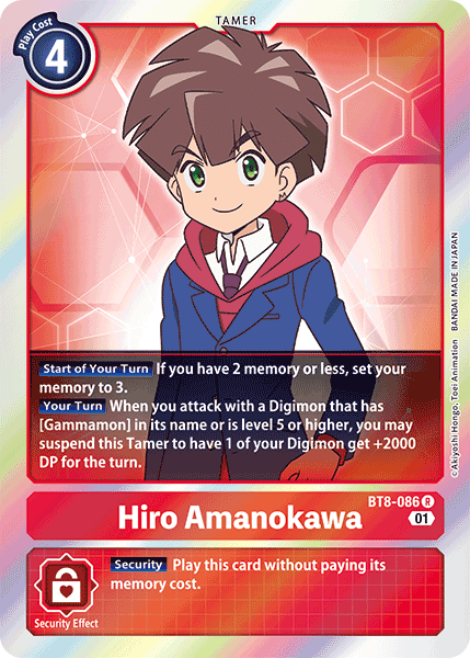 Hiro Amanokawa [BT8-086] [New Awakening] | Card Merchant Takapuna