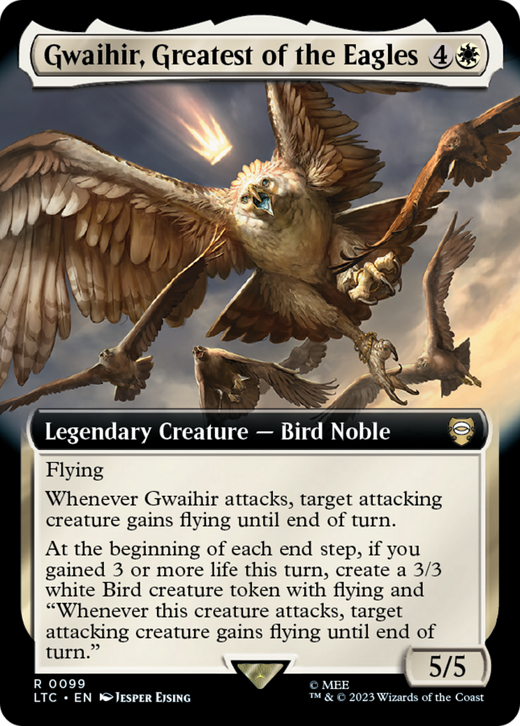 Gwaihir, Greatest of the Eagles (Extended Art) [The Lord of the Rings: Tales of Middle-Earth Commander] | Card Merchant Takapuna