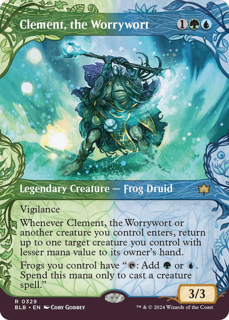 Clement, the Worrywort (Showcase) [Bloomburrow] | Card Merchant Takapuna