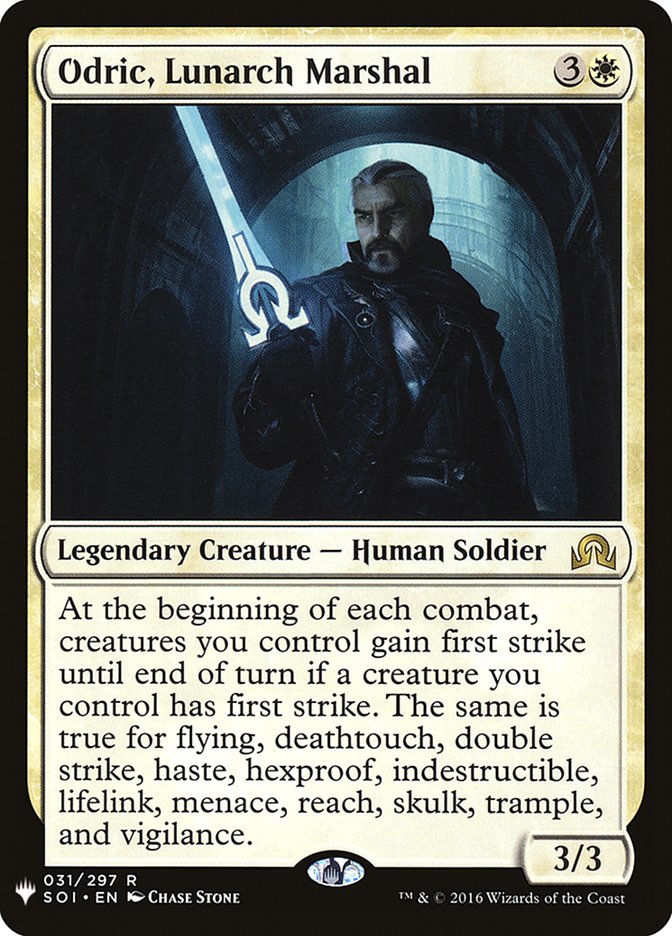 Odric, Lunarch Marshal [The List] | Card Merchant Takapuna