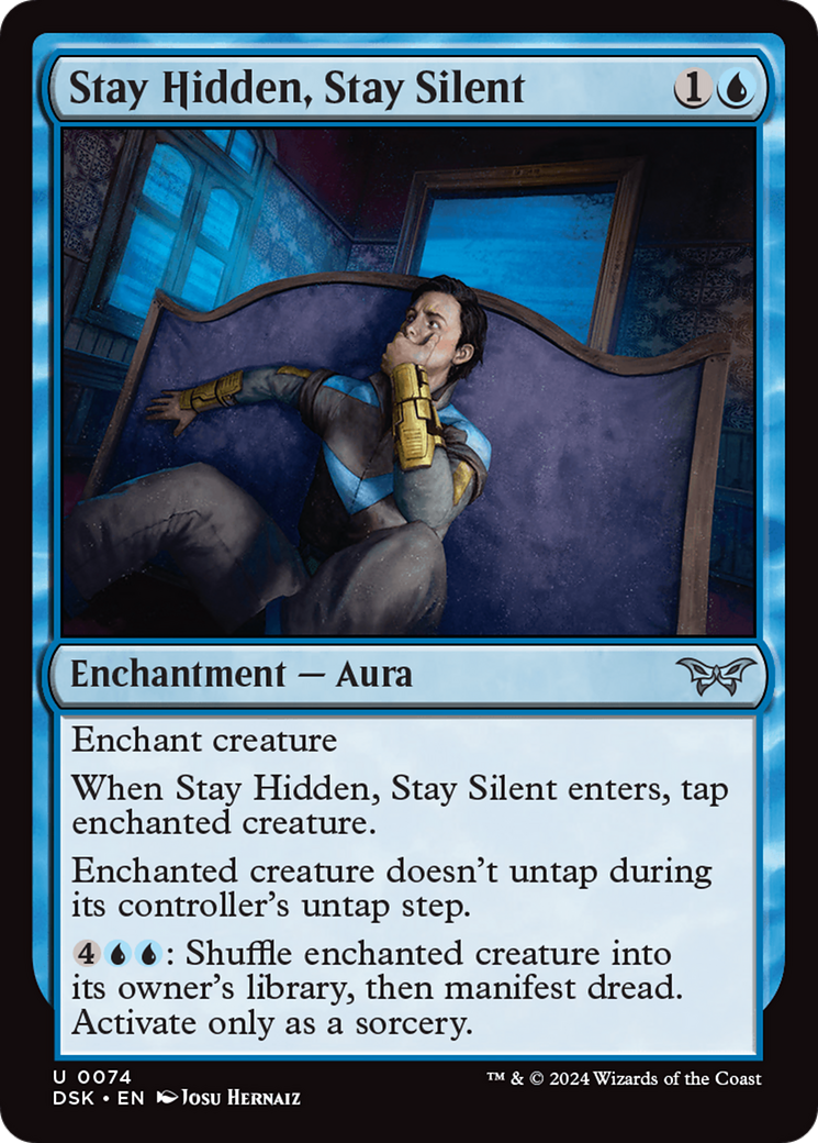 Stay Hidden, Stay Silent (0074) [Duskmourn: House of Horror] | Card Merchant Takapuna